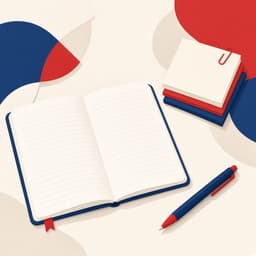 Notebook and pen