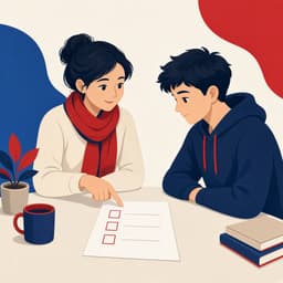 A coach and a student with a plan